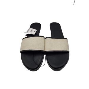 Rubi‎ Sandals Womens 42 US 10 Canva Style Flats Beige Casual New Comfortable